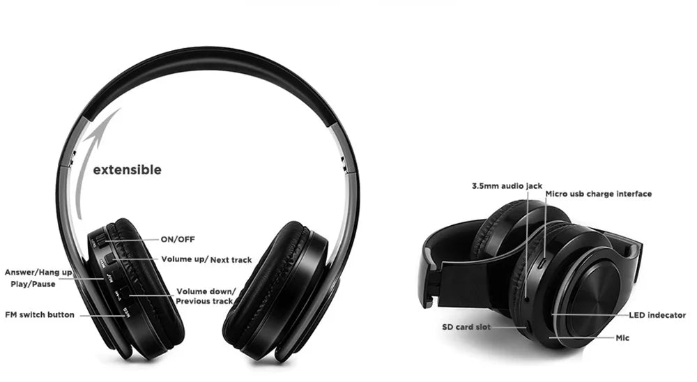 Gold Wireless Headphones