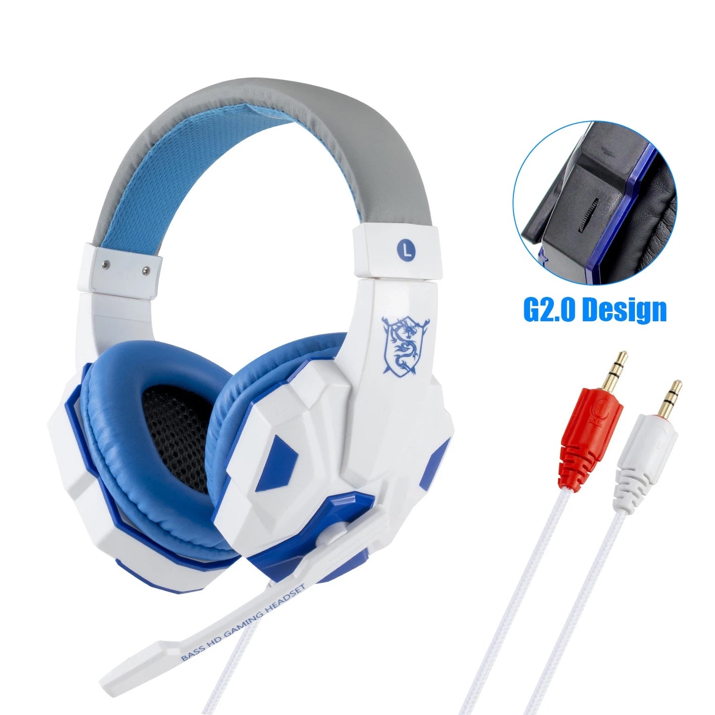Professional Led Light Wired Gaming Headphones