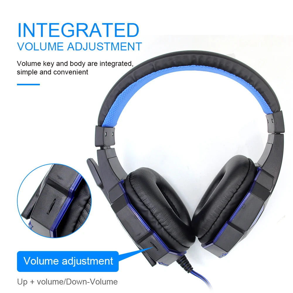 Professional Led Light Wired Gaming Headphones