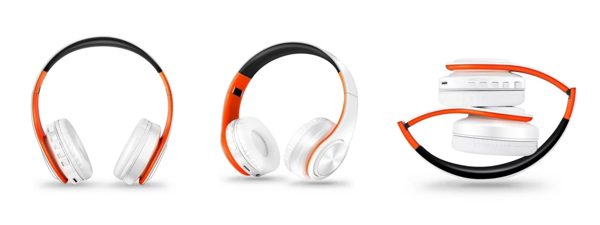 Gold Wireless Headphones