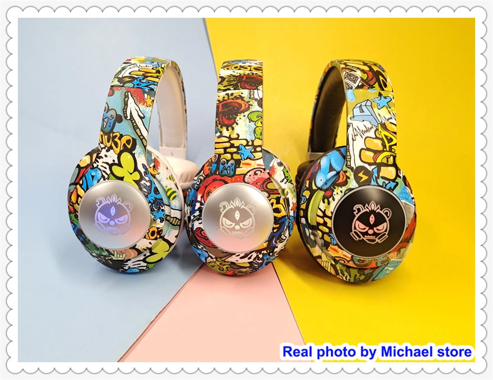 Flash Light Kids Ear Headphones