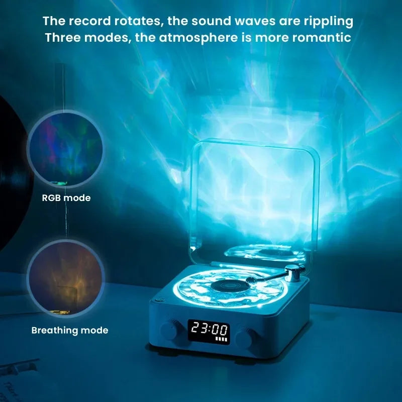 Waves Vinyl Player-Bluetooth Speaker