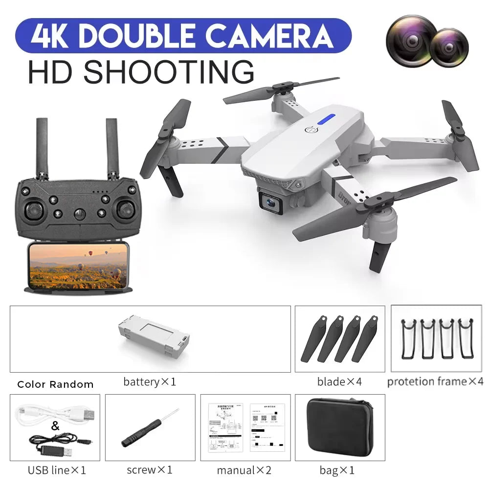 Professional Wide Angle RC Dron HD 4K Camera Mode