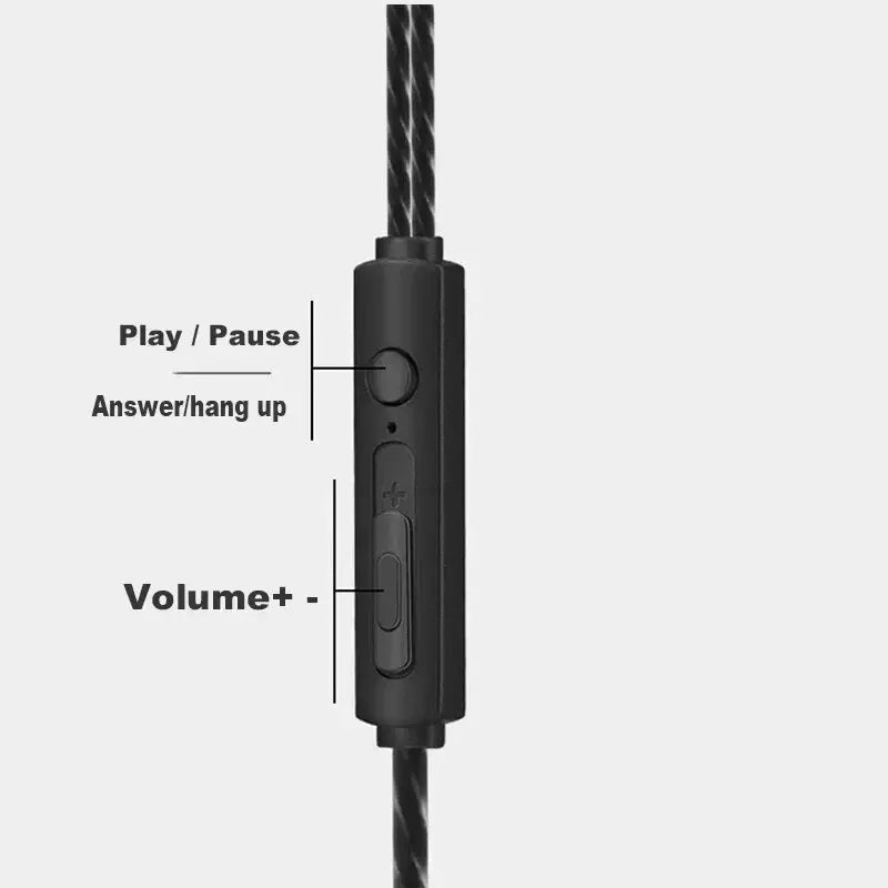 Ear Headset Wired Earphones