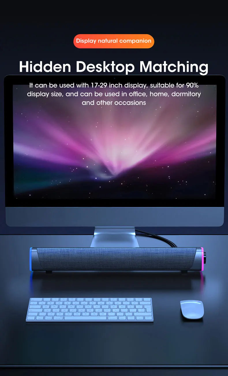 4D Computer Speaker Bar Stereo Sound