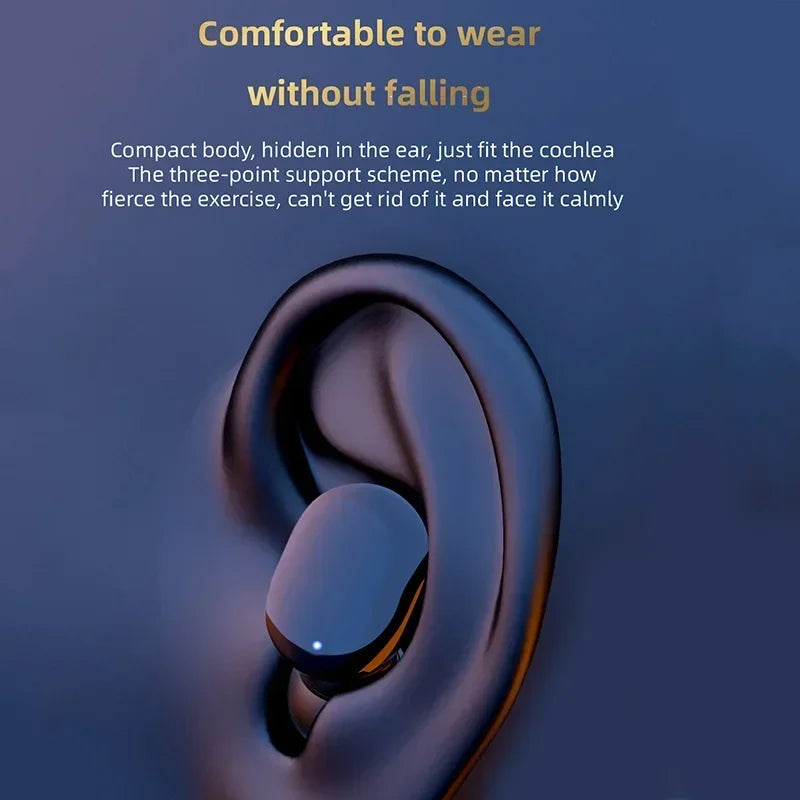 Bluetooth Headphones with Mic LED Display