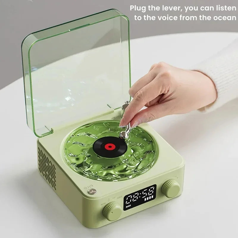 Waves Vinyl Player-Bluetooth Speaker
