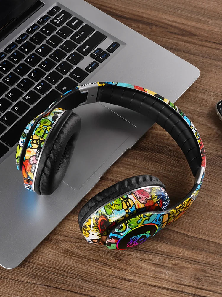 Flash Light Kids Ear Headphones
