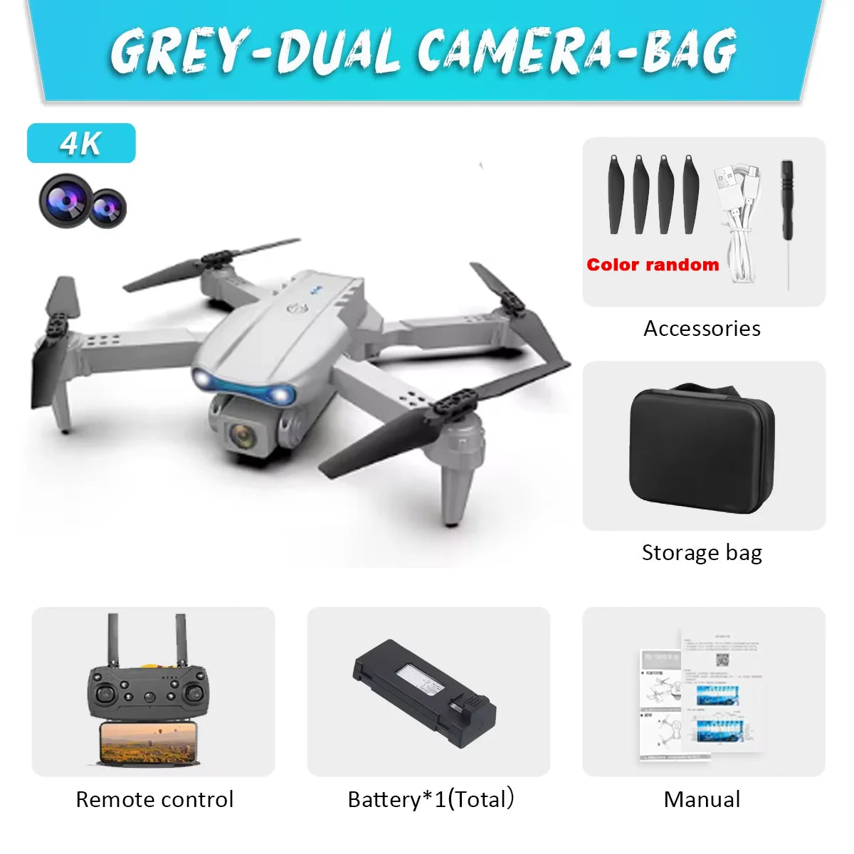 E99 K3 Pro Drone HD Professional 4k