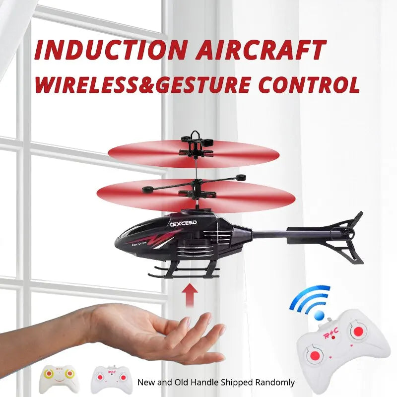 2 Channel Gesture Control Suspension Helicopter R
