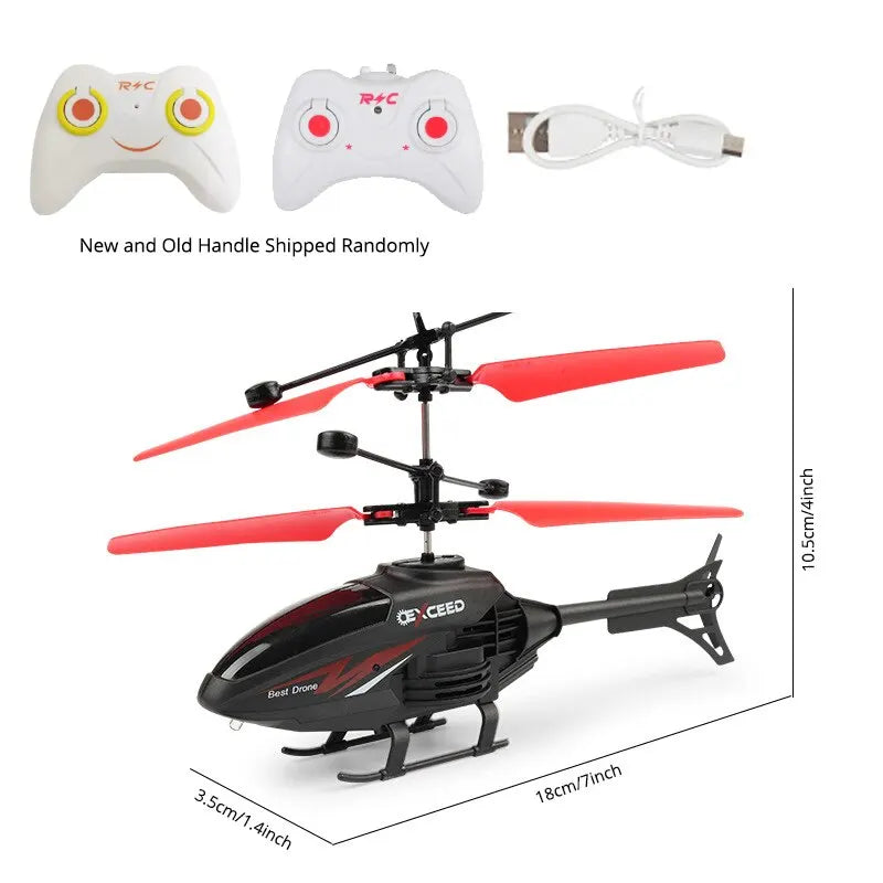2 Channel Gesture Control Suspension Helicopter R