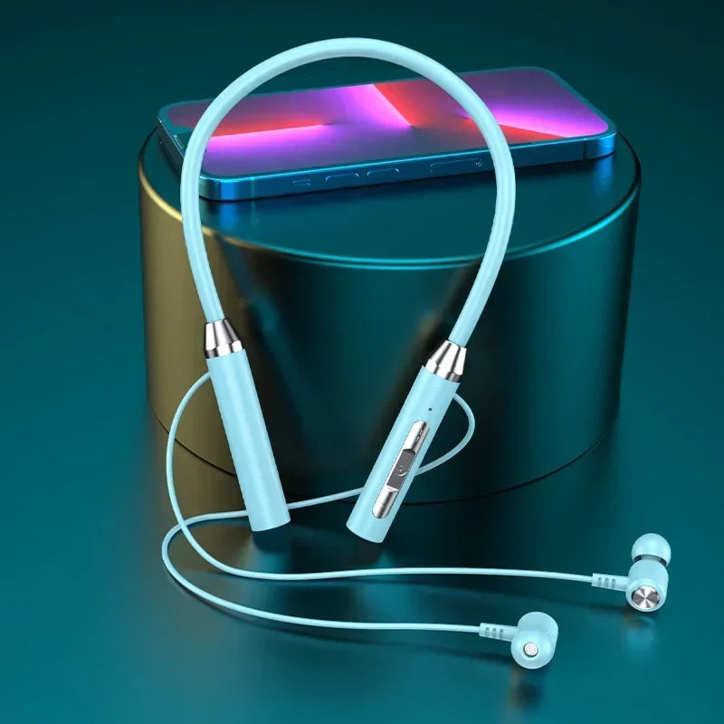 Bluetooth Neckband Magnetic Earphones