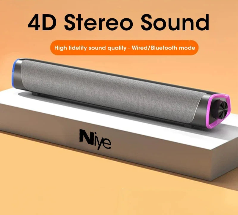 4D Computer Speaker Bar Stereo Sound