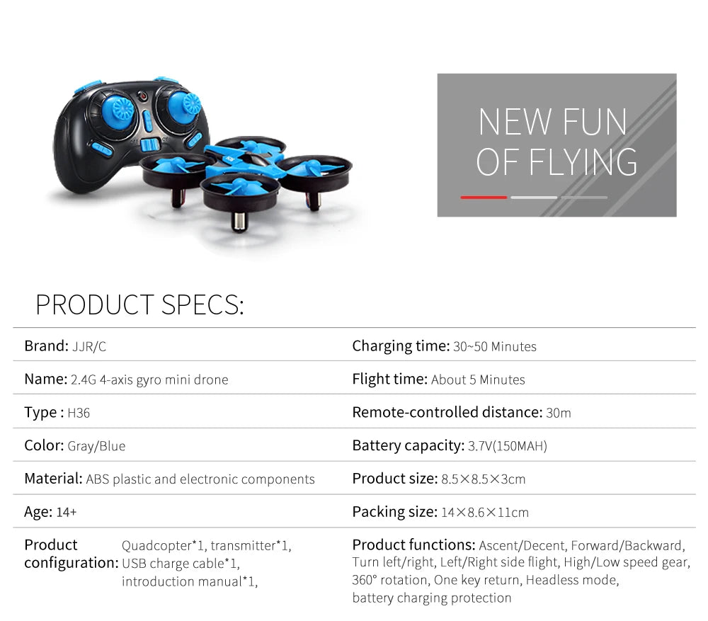 Mini Rc Drone Anti-collision