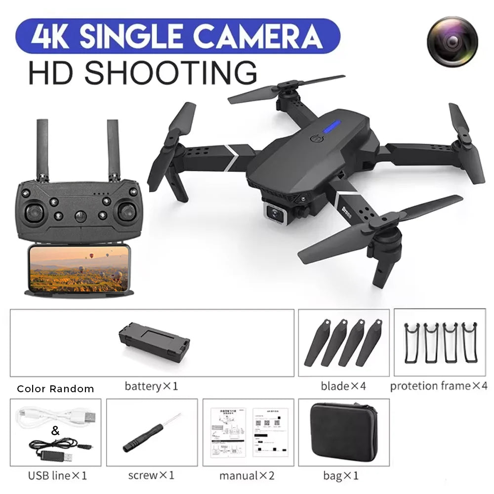 Professional Wide Angle RC Dron HD 4K Camera Mode