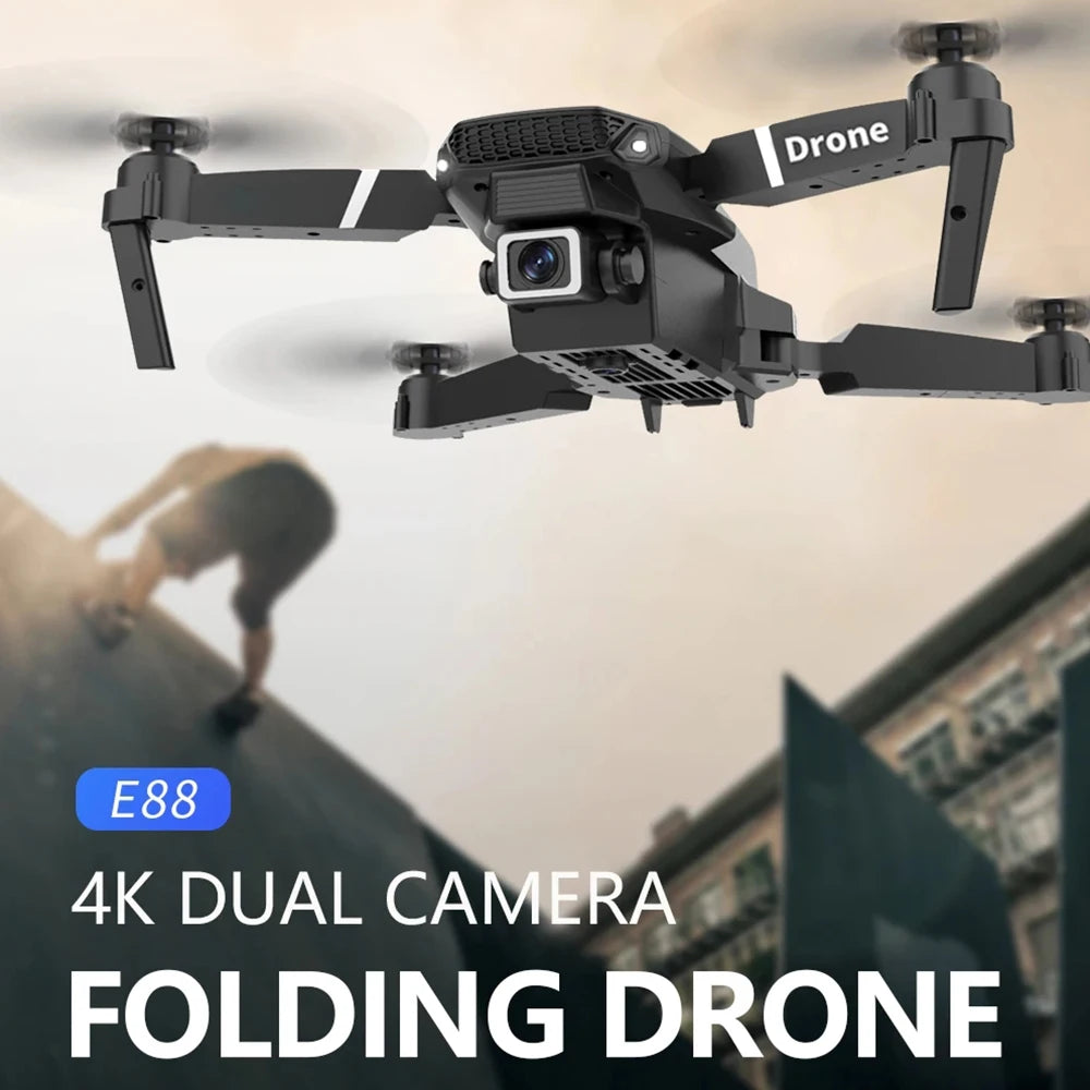 Professional Drone E88 4K Wide-Angle