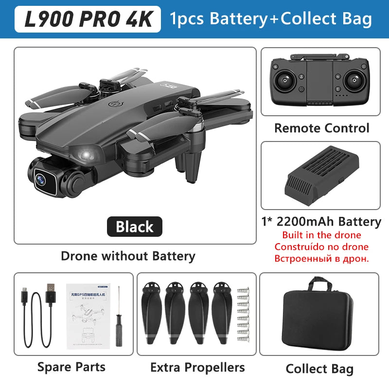 PRO GPS Drone 4K Professional