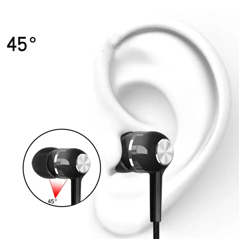 Ear Headset Wired Earphones