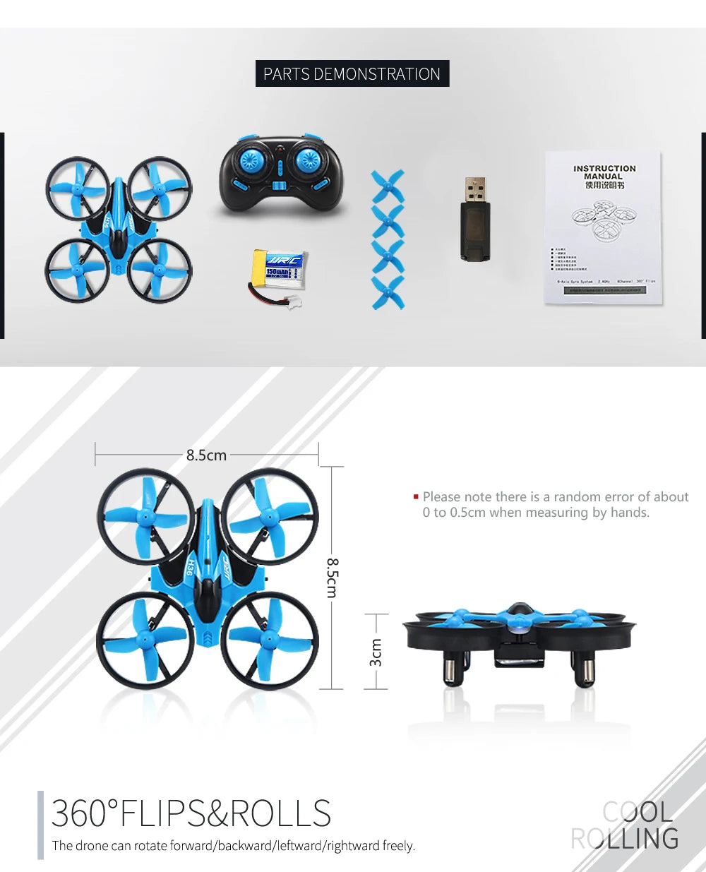 Mini Rc Drone Anti-collision