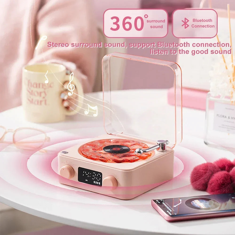 Waves Vinyl Player-Bluetooth Speaker