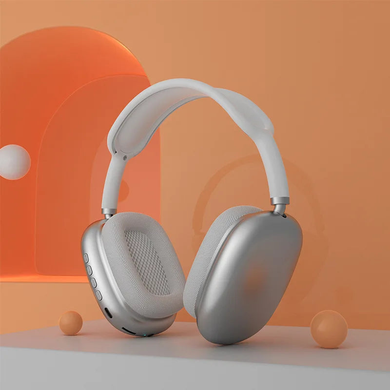 Outdoor Sports Gaming Wireless Headphones with Mic Noise Cancelling