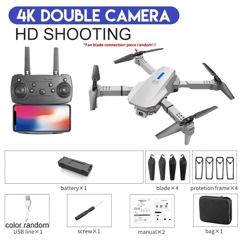Professional Wide Angle RC Dron HD 4K Camera
