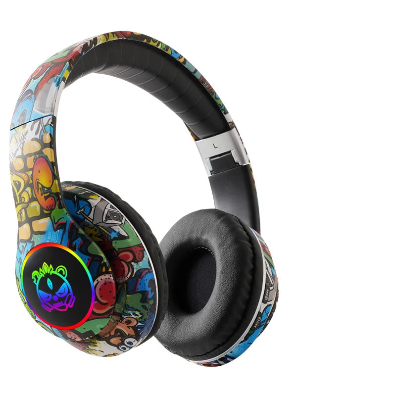 Flash Light Kids Ear Headphones