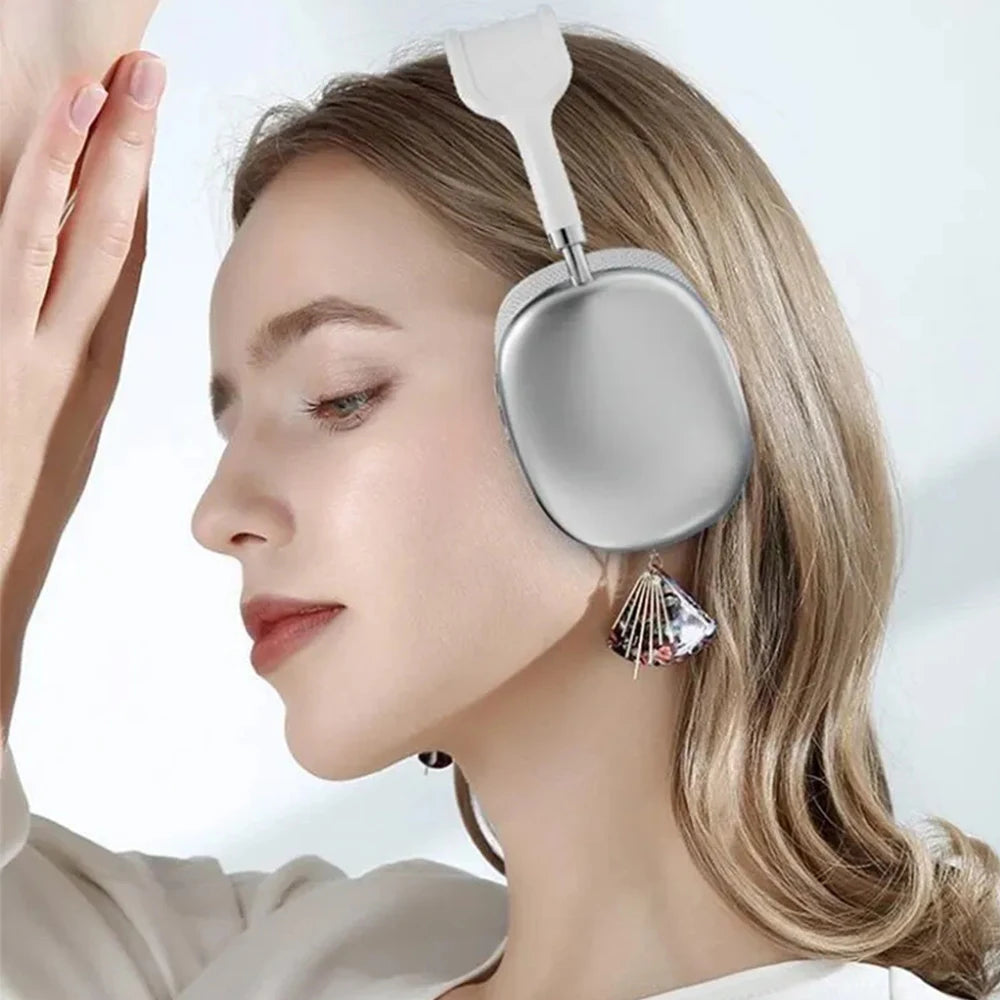 Outdoor Sports Gaming Wireless Headphones with Mic Noise Cancelling