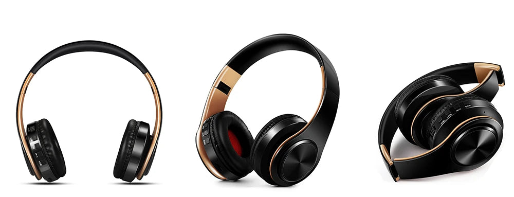 Gold Wireless Headphones