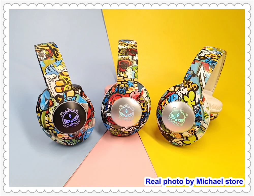Flash Light Kids Ear Headphones