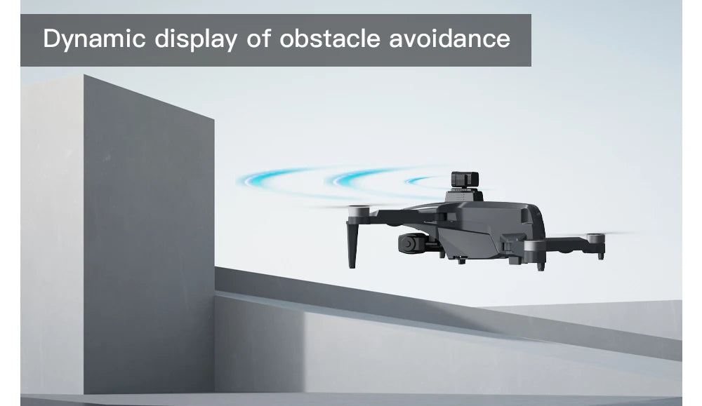 2024 New L600 PRO MAX GPS Drone 5KM 4K Professional HD Dual Camera 3-Axis Gimbal 360 Obstacle Avoidance Brushless Quadcopter Toy