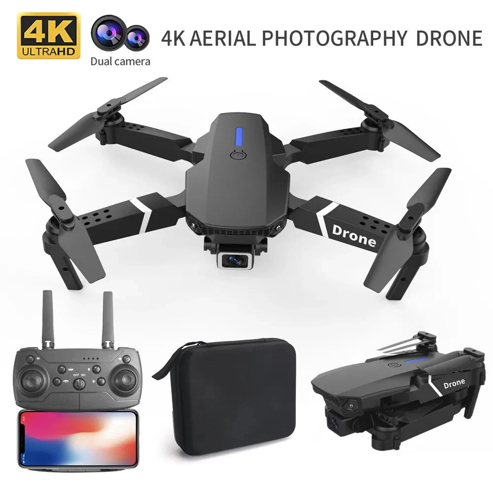 Professional Drone E88 4K Wide-Angle