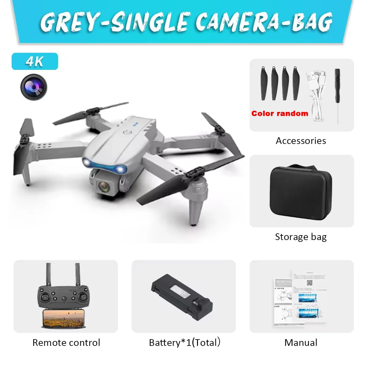 E99 K3 Pro Drone HD Professional 4k