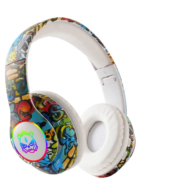 Flash Light Kids Ear Headphones
