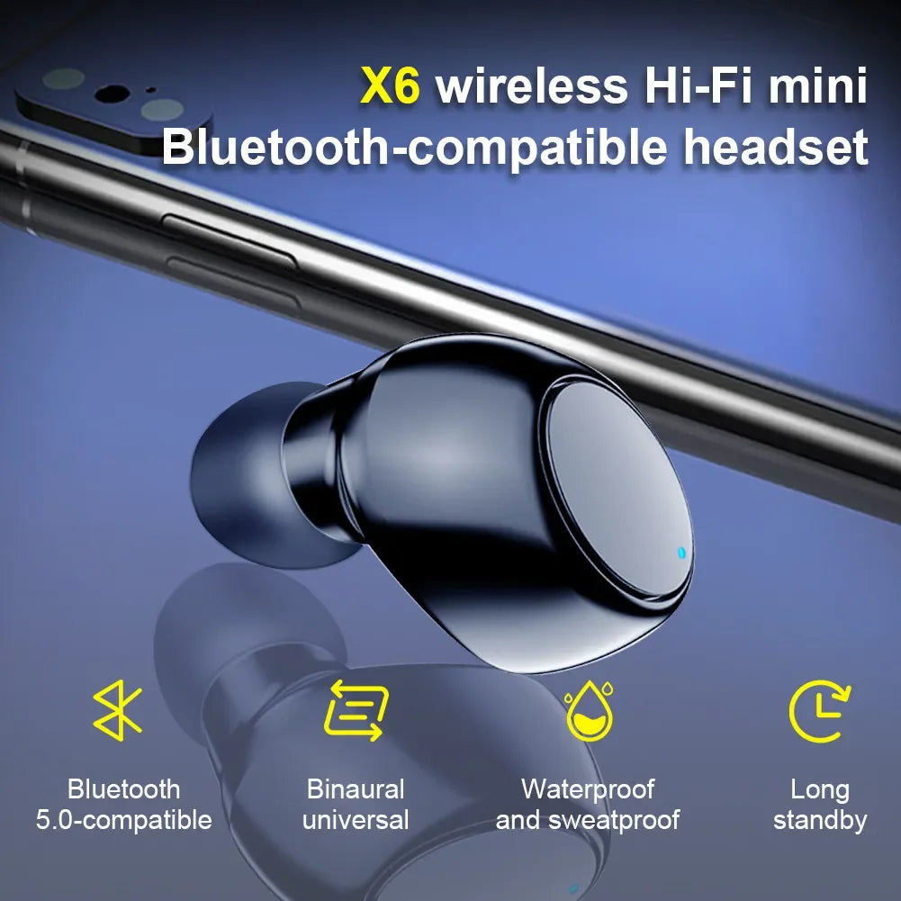 Mini Bluetooth Sports Invisible Headset