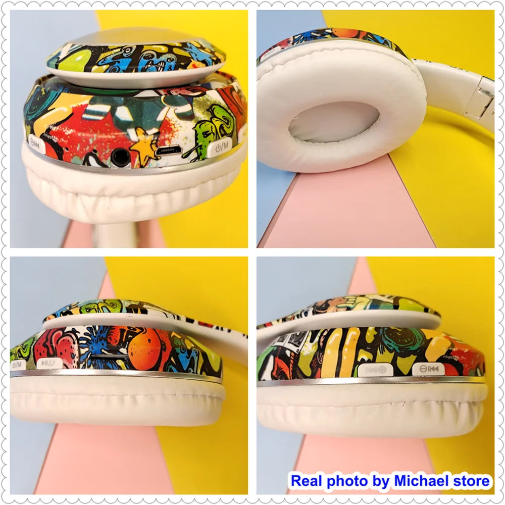 Flash Light Kids Ear Headphones