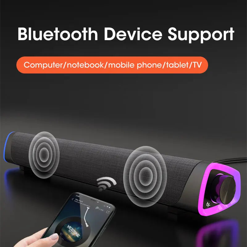 4D Computer Speaker Bar Stereo Sound