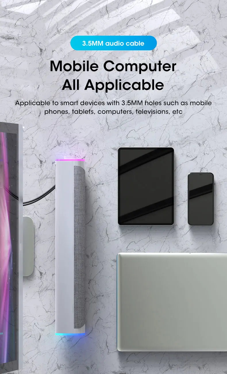 4D Computer Speaker Bar Stereo Sound