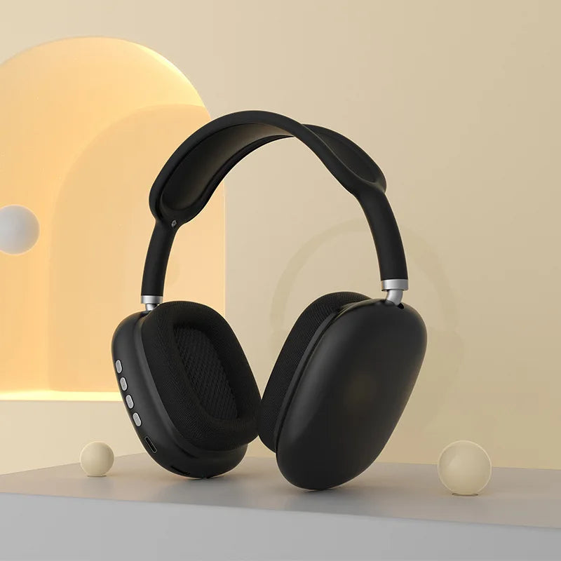 Outdoor Sports Gaming Wireless Headphones with Mic Noise Cancelling