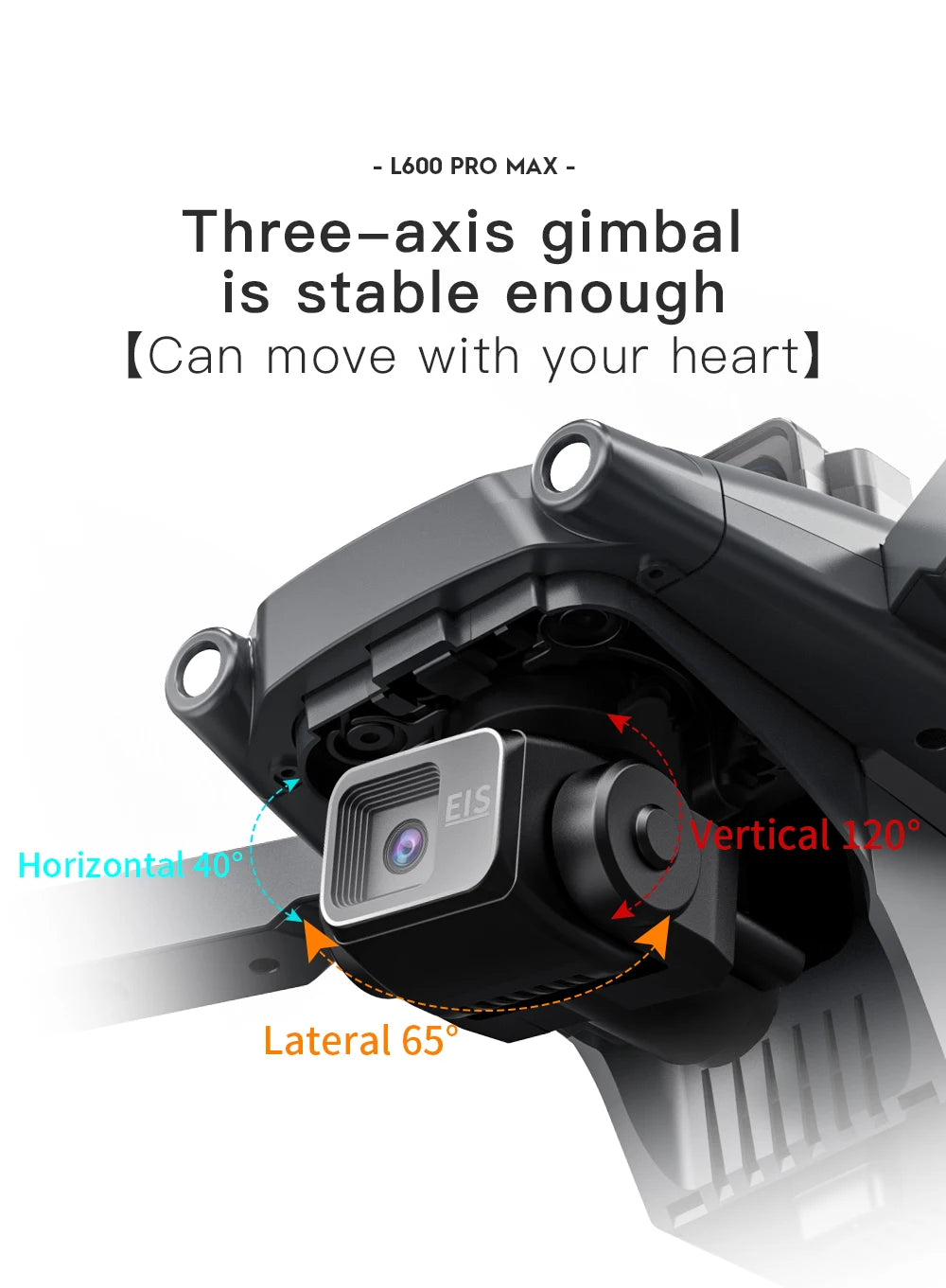 2024 New L600 PRO MAX GPS Drone 5KM 4K Professional HD Dual Camera 3-Axis Gimbal 360 Obstacle Avoidance Brushless Quadcopter Toy