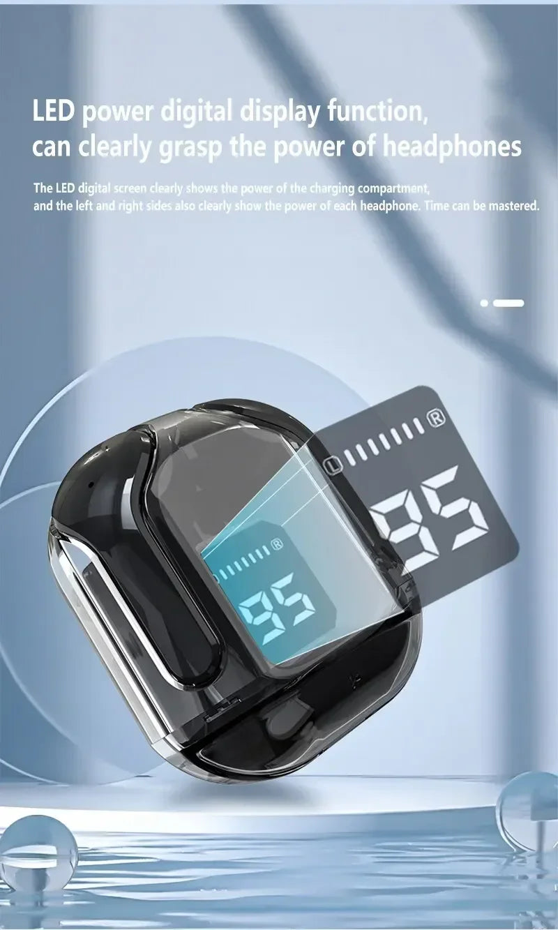 Headphones LED Power Digital Display