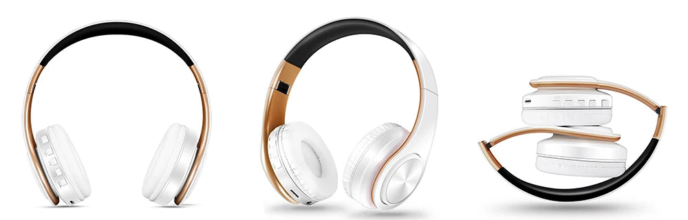 Gold Wireless Headphones