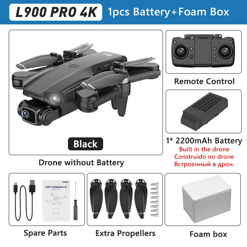 PRO GPS Drone 4K Professional