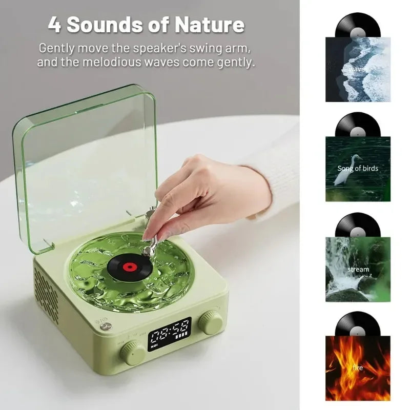 Waves Vinyl Player-Bluetooth Speaker