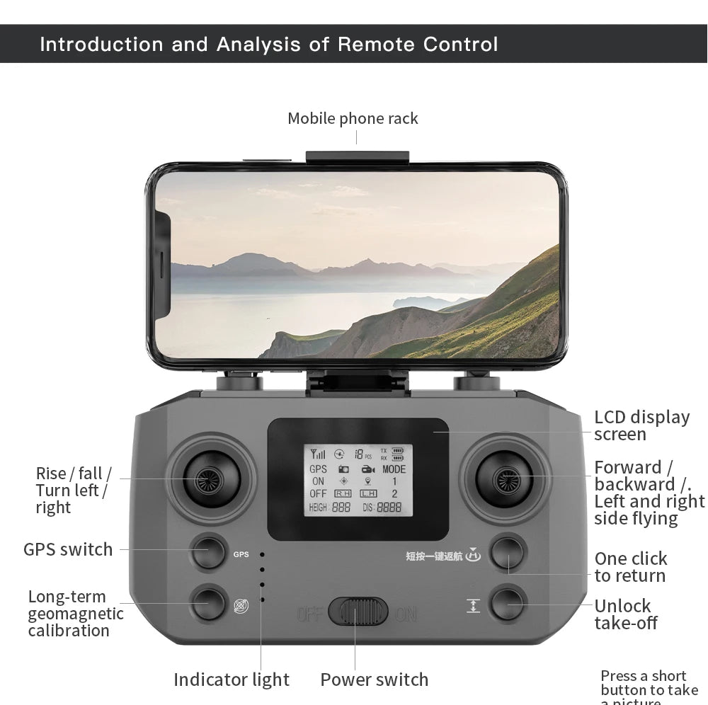 2024 New L600 PRO MAX GPS Drone 5KM 4K Professional HD Dual Camera 3-Axis Gimbal 360 Obstacle Avoidance Brushless Quadcopter Toy