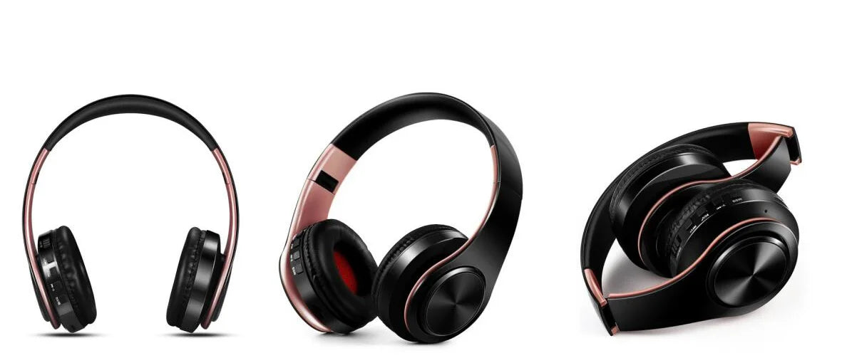 Gold Wireless Headphones
