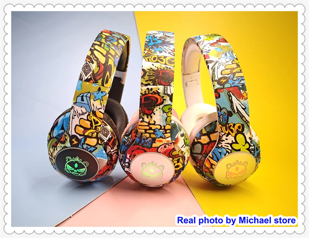 Flash Light Kids Ear Headphones