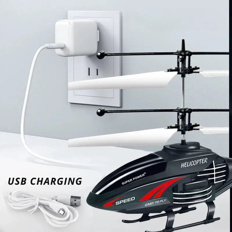 2 Channel Gesture Control Suspension Helicopter R