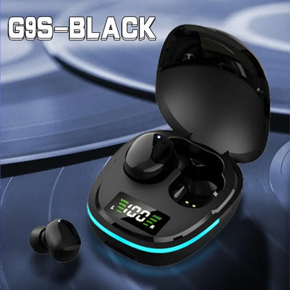 Bluetooth Headphones with Mic LED Display